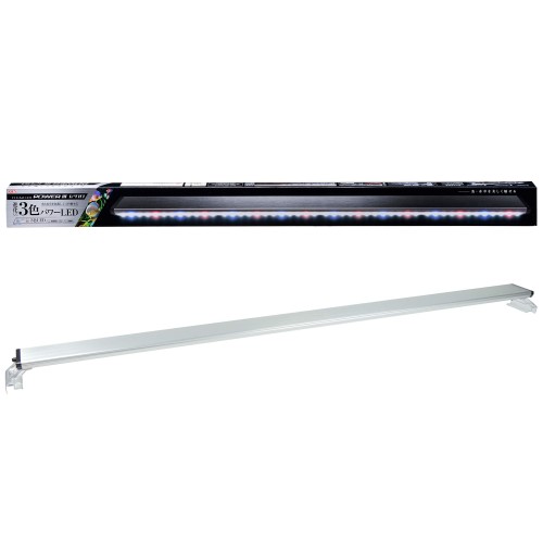 ジェックス GEX せつ然たるLED POWER III 1200 明るさ2,000ルーメン 色気温10,000K LED3色切り替え 点火装置昇降機付幅120珊海洋博物館用
