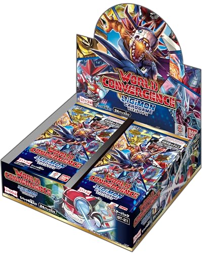 バンダイ(BANDAI) デジモンカードゲーム ブースターパック WORLD CONVERGENCEBT-21 (BOX)24パック入り｜レインボーアーチ