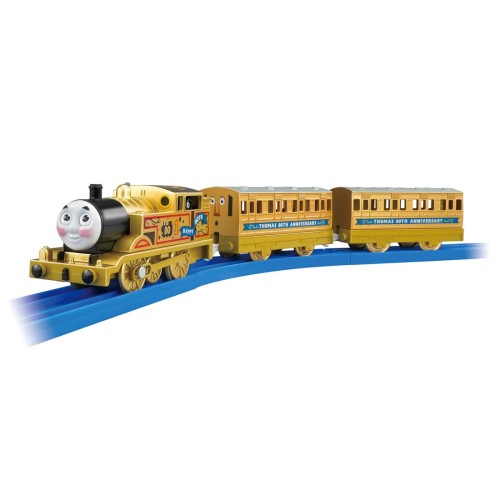 タカラトミー(TAKARA TOMY) プラレール トーマス きかんしゃトーマス脚本書き著す80周年 ゴールドのプラレールトーマス 市街電車 鉄道車両 手あそび 3歳以上
