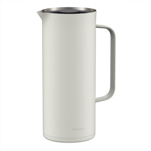 ピーコック 保温ポット 1リッター お水サーヴァー 無意味さ断熱 保温 保冷 広口 1L ポット ステンレス鋼 卓上ポット 白いこと AHW-101 W