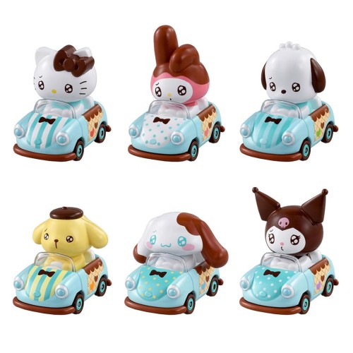 タカラトミー(TAKARA TOMY) トミカ ドリームトミカ TOMICA TUNES SANRIO CHARACTERS Vol.2 BOX ミニカー 手あそび 3歳以上