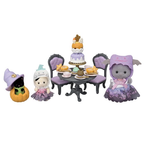 シルバニアファミリー シーズナル  ドキドキへんしん! ハロウィン寄りあい仕掛ける  セ-211 ST目じるし公証 3歳以上 遊び道具 お人形さん棲み家 Sylvanian Families エポック社 EPOCH