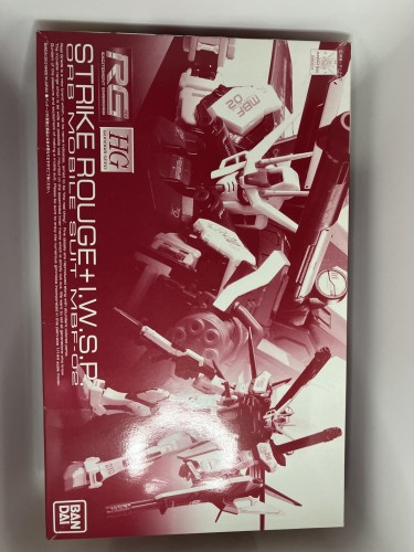 RG(実際的評価) 1/144 ストライク頬べに＋HG 1/144 I.W.S.P. プラモデル （割り増し金バンダイ）