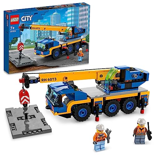 レゴ(LEGO) シティ 起重機車 60324 手あそび 立ちはだかる 差し上げ物 街づくり お坊っちゃん お嬢さん 7歳以上