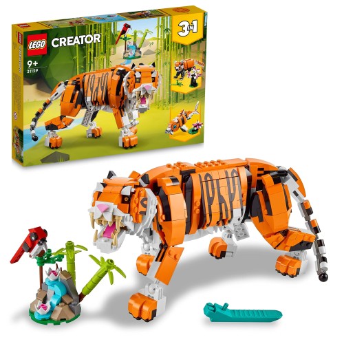 レゴ(LEGO) 造り手 自然状態の虎 31129 手あそび 立ちはだかる 差し上げ物 毛の荒物 どうぶつ 貴石 手工芸品 お坊っちゃん お嬢さん 9歳以上