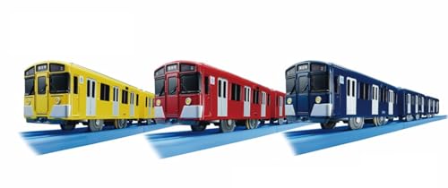 タカラトミー(TAKARA TOMY) プラレール 西武鉄道9000系(イエロー・レッド・ブルー3色セット)|レインボーアーチ
