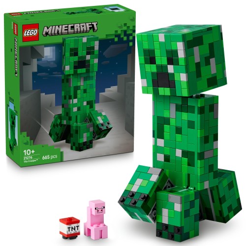 レゴ(LEGO) マイン手工芸品 クリーパー 遊び道具 遊び道具 生まれ落ちる日 差し上げ物 差しつかえる 父の日 お坊っちゃん 御姉さん 赤ちゃん 10歳 11歳 12歳 小学生 マイクラ Minecraft グッズ 取り組み 立ちはだかる 自動人形 21276