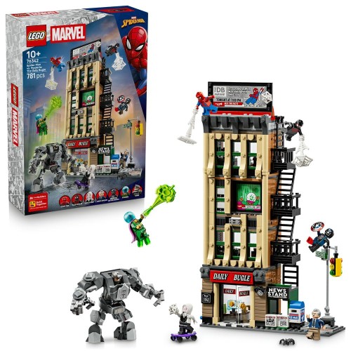 レゴ(LEGO) マーベル スパイダーマン vs. ミステリオ：デイリー・ビューグル 手あそび 手あそび 生まれ落ちる日 差し上げ物 立ちはだかる お坊っちゃん お嬢さん ちびっ子 10歳 11歳 12歳 小学生 マーベル グッズ 図形 立ちはだかる 人造人間 76342