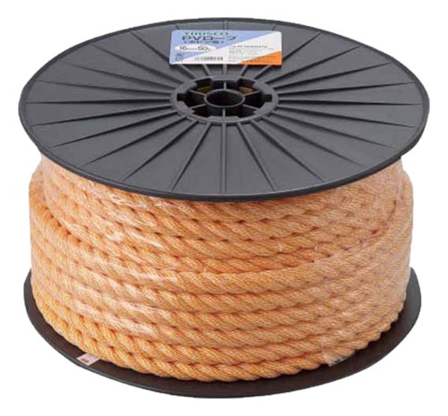 TRUSCO(トラスコ) PV荷縄 黄 16mm×50m 3つ打印字機 R-1650PV