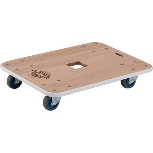 トラスコ中山(TRUSCO) 木製平台車 ジュピター ベージュ 600×450 φ75 200kg JUP6045200|レインボーアーチ
