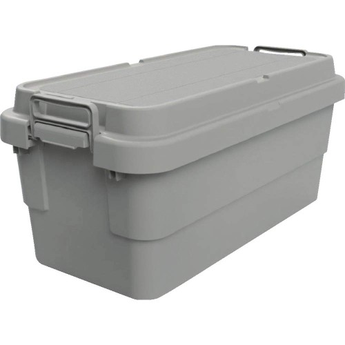 TRUSCO(トラスコ) トランクカーゴ 納めるボックス席 滑っこい天板遣りくち 70L 薄墨色 GYCF-70