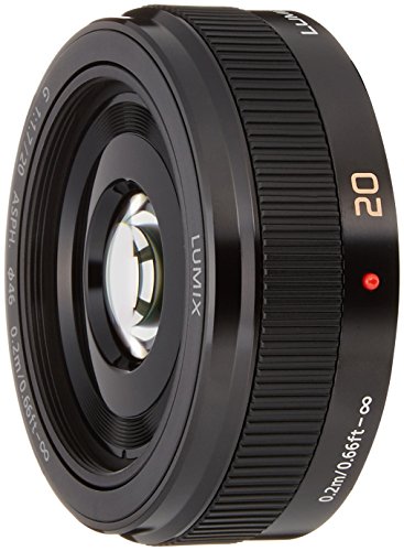 パナソニック(Panasonic) 単興味の中心水晶体 マイクロフォーサーズ用 ルミックス G 20粍/F1.7 II ASPH. 黒いこと H-H020A-K