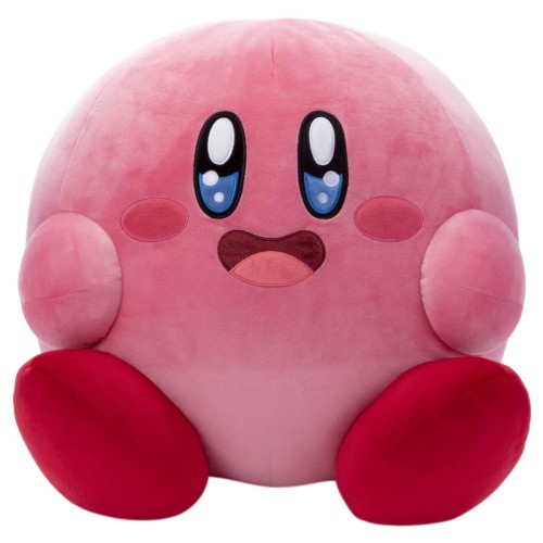 タカラトミーアーツ(TAKARATOMY A.R.T.S) 星のカービィ Mocchi-Mocchi-GameStyle 特大 カービィ (カービィのグルメフェス) ぬいぐるみ 幅約50cm｜レインボーアーチ