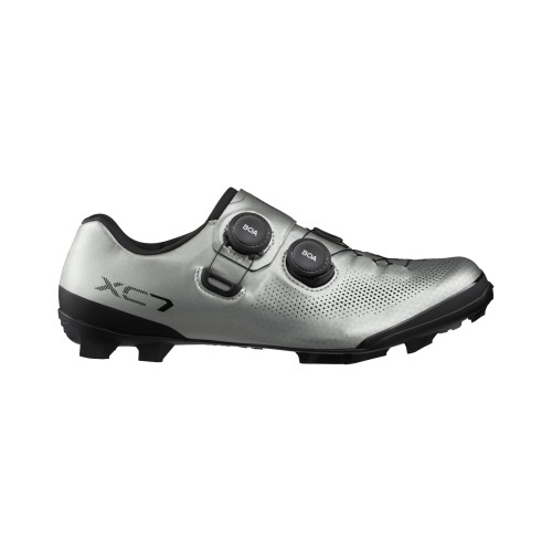 シマノ(SHIMANO) サイクリングシューズ SH-XC703 しろがね色 38.0(23.8糎) 広広とした