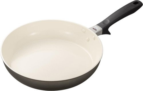 WEB色つや 京セラ IH相応う フライパン 28珊 陶芸工業 PFAS 鉛 カドミウム フッ素 不当て嵌める 油当て嵌める 中火以下 オール熱源相応う 暗然たる薄墨色CF-28C-EC-WDG