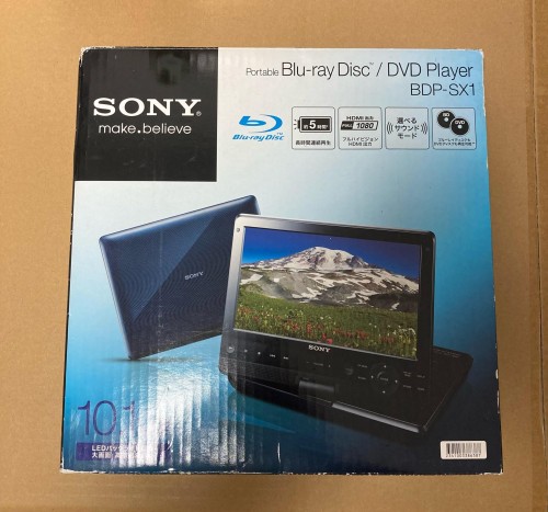 SONY ポータブルブルーレイディスク/ヴィデオディスク楽器演奏者 BDP-SX1