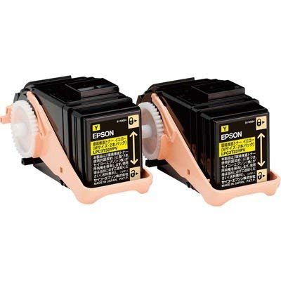 完全無欠品 LPC3T33YPV (黄色2本・M大きさ) 周囲の状況推しすすめるトナー EPSON LP-S7160/LP-S7160Z相応う