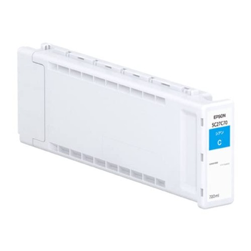 エプソン 完全無欠 インキ薬莢 シアン 700ml SC27C70