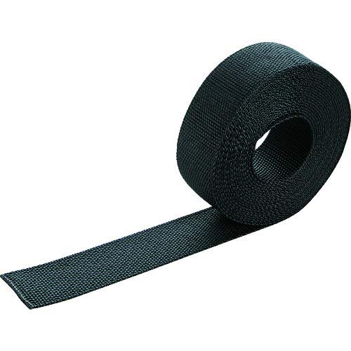 トラスコ中山(TRUSCO) ナイロン平呼びりん TNB385BK 黒 1.6t×38mm×5m x 10巻 x 入れもの売りわたす