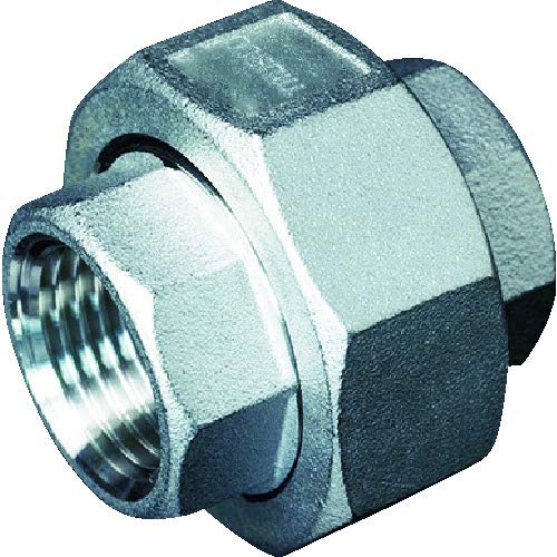 TRUSCO(トラスコ) ねじ込み管継手 SUS ユニオン 25A TU25A × 10個 ケース販売|レインボーアーチ