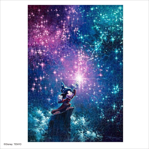 テンヨー(Tenyo) 日本製 1000天下太平 謎合わせ ウォルトディズニー 幻想曲 Sorcerer\u0027s Apprentice (51x73.5糎) D-1000-076 スペシャルアートコレクション のり付き添い人 ヘラ付き添い人 お持て成し歌留多付き添い人