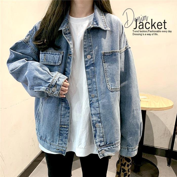 45R デニムジャケット Gジャン　長袖 楽天市場】デニムジャケット ジャンパー Gジャン 長袖