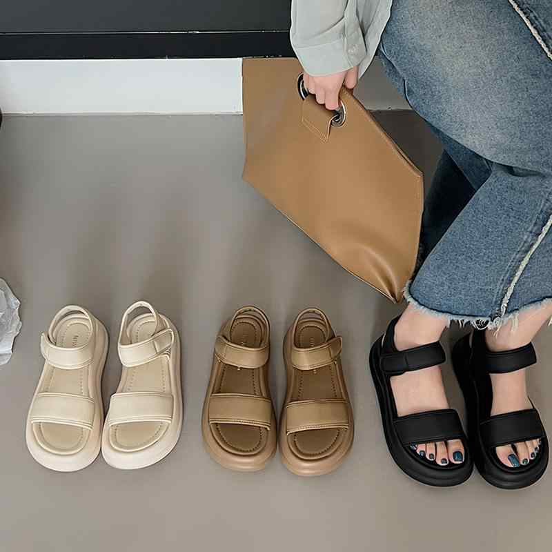 サンダル 韓国 シンプル トレンド おしゃれ きれいめサンダル 厚底 サンダル レディース 春夏 韓国 クロスベルト おしゃれ