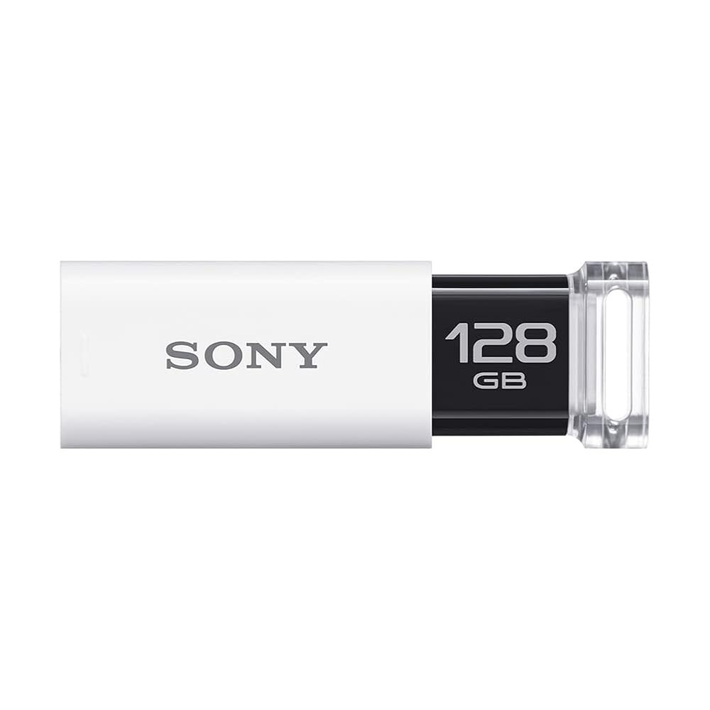 ソニー USBメモリ USB3.1 128GB ホワイト キャップレス USM128GU W 国内正規品