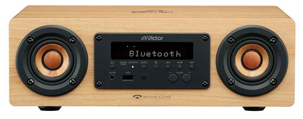 JVCケンウッド Victor EX-DM10 金棒引き Bluetooth 白木玉蜀黍 ハイレゾ生まれ変わり FM/AM aptX 固定ディスク/aptX LL相応う
