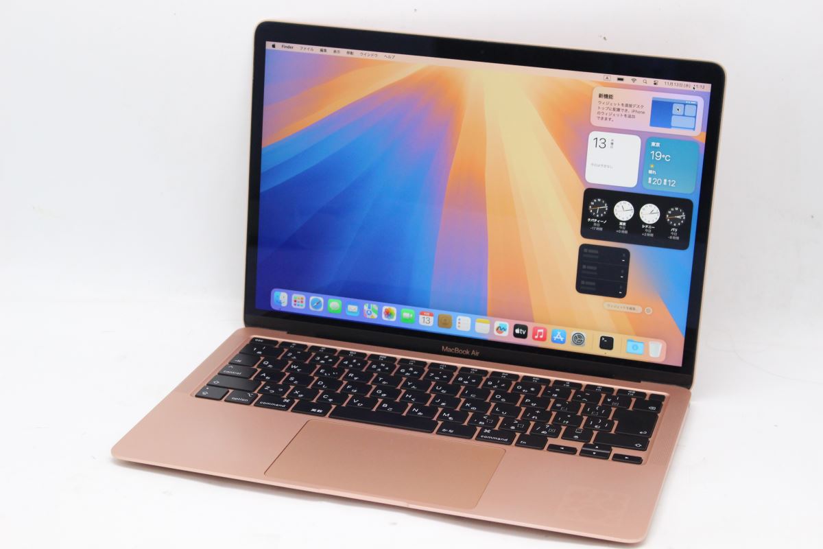 送料無料 対応 即日発送 中古良品 2K 13.3インチ Apple MacBoko Air A2179 (2020年) ローズゴールド macOS 15 Sequoia(正規版Windows11追加可能) 超高性能 第10世代Core i5-1030NG7 8GB 爆速NVMe式256GB-SSD カメラ 無線 リカバリ ノートパソコン 中古パソコン 中古PC｜レインボー家電