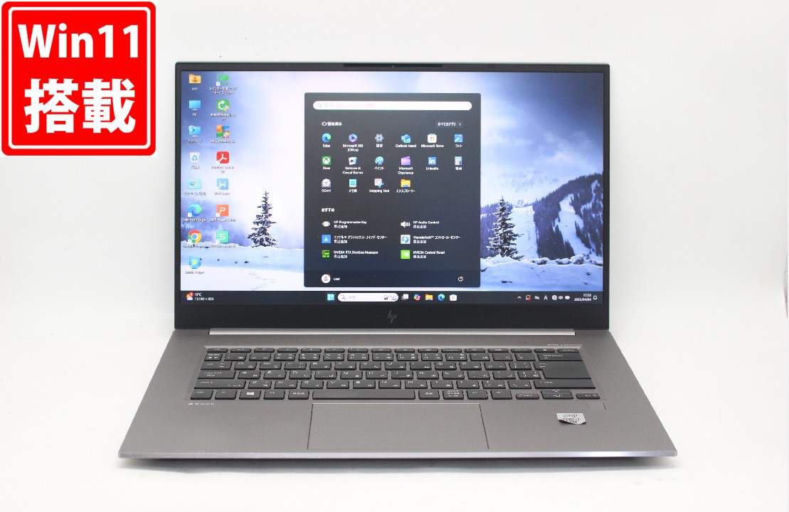 送料無料 対応 即日発送 中古 フルHD 15.6インチ HP ZBook Studio G7 Windows11 超高性能 第10世代Core i7-10850H 32GB 爆速NVMe式1TB-SSD NVIDIA Quadro RTX 3000 with Max-Q カメラ 無線Wi-Fi6 Office【ノートパソコン 中古パソコン 中古PC】（Windows10も対応可能）｜レインボー家電