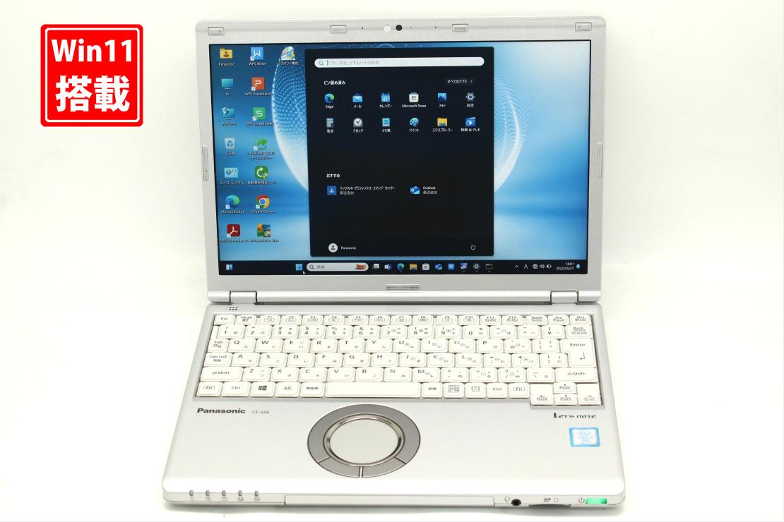 送料無料 対応 即日発送 良品 フルHD対応WUXGA 12.1インチ Panasonic Let's note CF-SZ6Z Windows11 七世代Core i7-7600U 16GB 爆速512GB-SSD カメラ 無線 Office付 Win11【ノートパソコン 中古パソコン 中古PC】（Windows10も対応可能 Win10）
