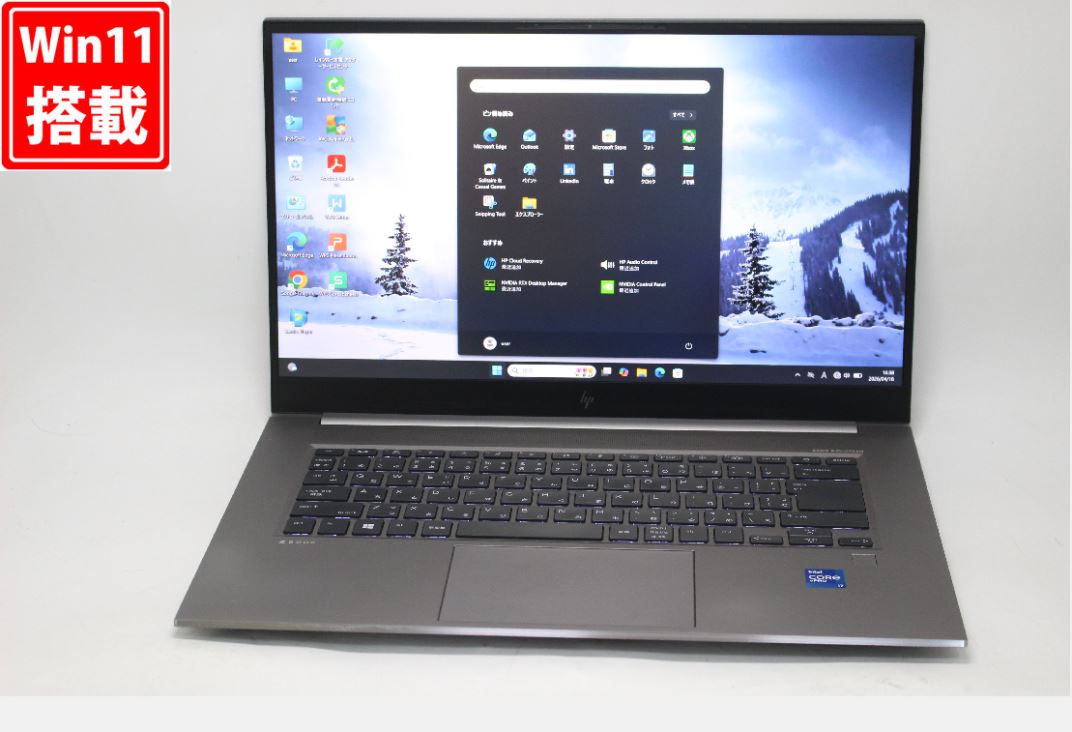 ゲーミングPC 中古 フルHD 15.6インチ HP ZBook Studio G8 Windows11 8コア 卓越性能 第11世代Core i7-11850H 32GB 爆速NVMe式512GB-SSD NVIDIA RTX A3000 カメラ 無線Wi-Fi6 Office付き Win11【中古PC】送料無料 対応 即日発送（Windows10も対応可能 Win10）
