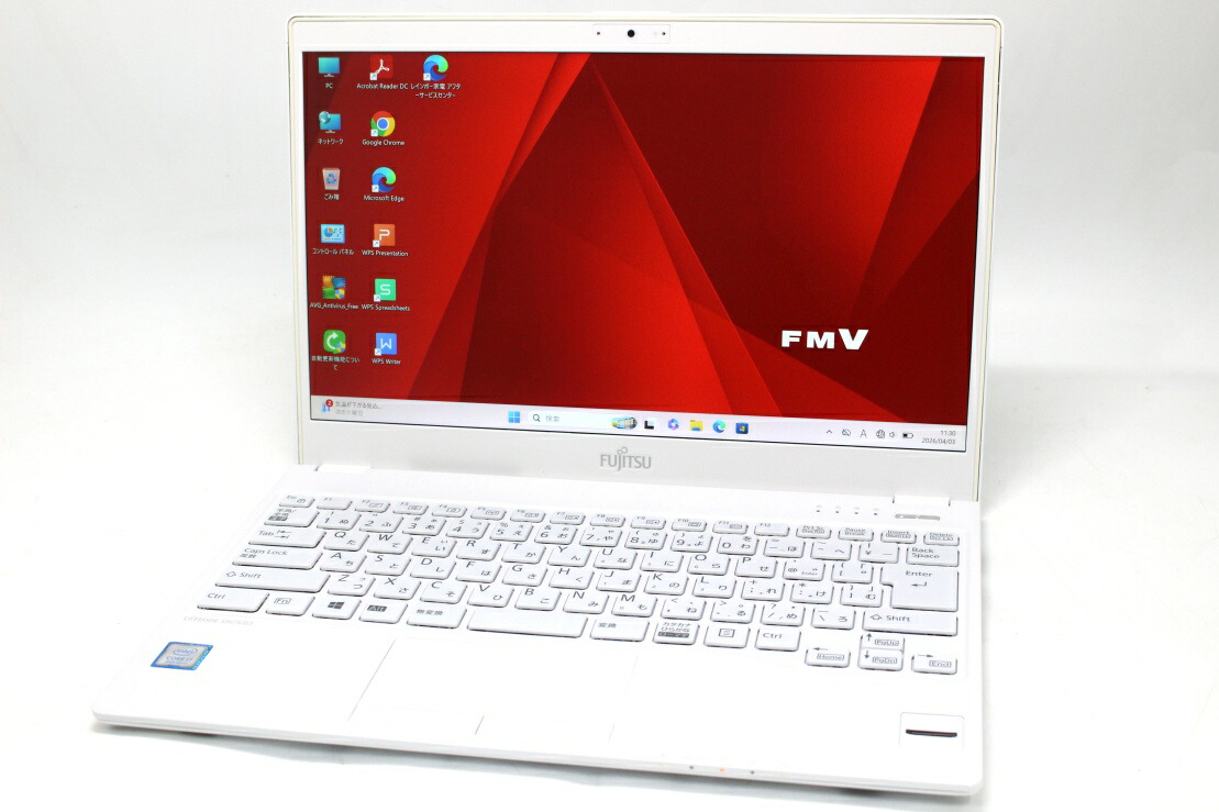 訳有 フルHD 13.3インチ Fujitsu LIFEBOOK UH75B3 Windows11 高性能 第8世代Core i7-8550U 8GB 爆速256GB-SSD カメラ 無線 Office付き Win11【中古ノートパソコン 中古パソコン 中古PC】送料無料 対応 即日発送（Windows10も対応可能 Win10） 10,860円