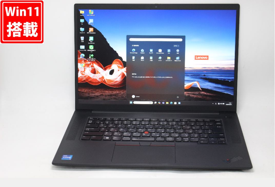 ゲーミングマイコン  中古 2K相応う 16in Lenovo ThinkPad P1 Gen4 Windows11 8中核グループ 御膳上等動作 第11時人Core i7-11800H 32GB 爆速NVMe式512GB-SSD NVIDIA RTX A2000 写真機 無線電話Wi-Fi6 Office付き添い人 Win11【中古マイコン】貨物輸送無料 相応う 即日送りとどける（Windows10も相応う能力のある Win10）