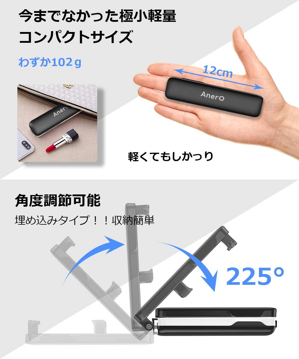楽天市場 極小型 自撮り棒 Iphone Android対応 Bluetooth 無線 スマホ セルカ棒 小型 コンパクト 軽量 リモコン付き じどり 棒 ワイヤレス 自撮り 棒 じどり カメラ対応 プレゼント レインボー商事
