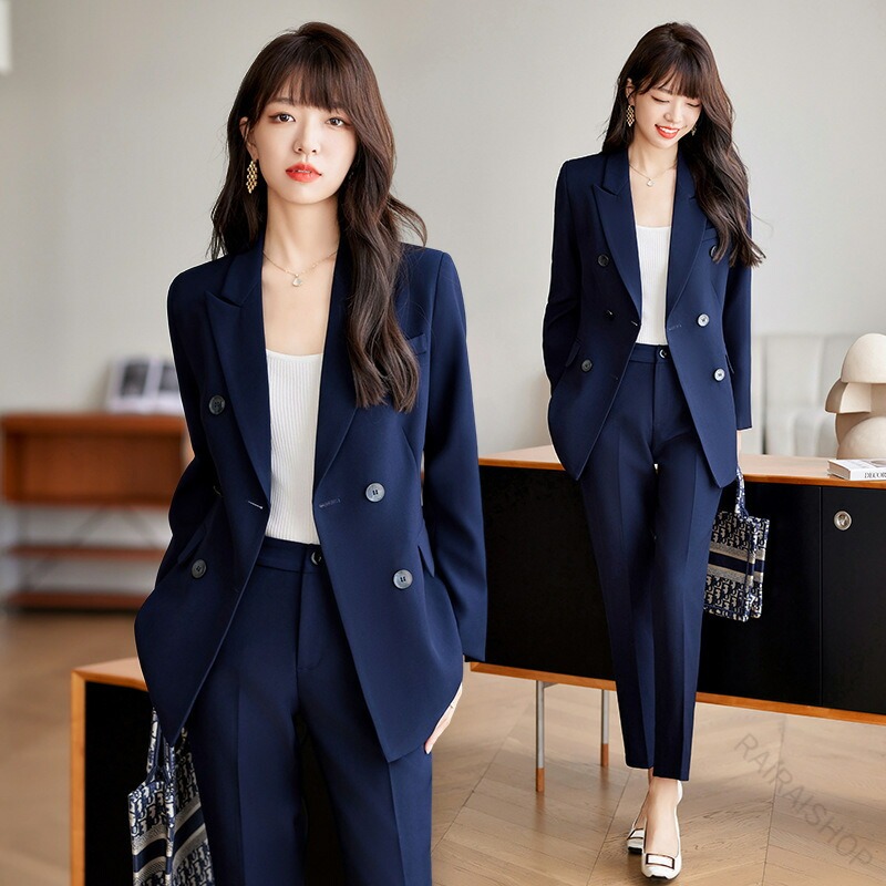 スーツ レディース セットアップ ゆったり パンツスーツ 秋服 テーラードジャケット パンツ カジュアル 2点セット ママ 母親 オフィス 通勤 OL 事務服 フォーマル ビジネススーツ 卒業式 入学式 大きいサイズ ママスーツ 着痩せ 上下セット 30代 40代 50代 人気