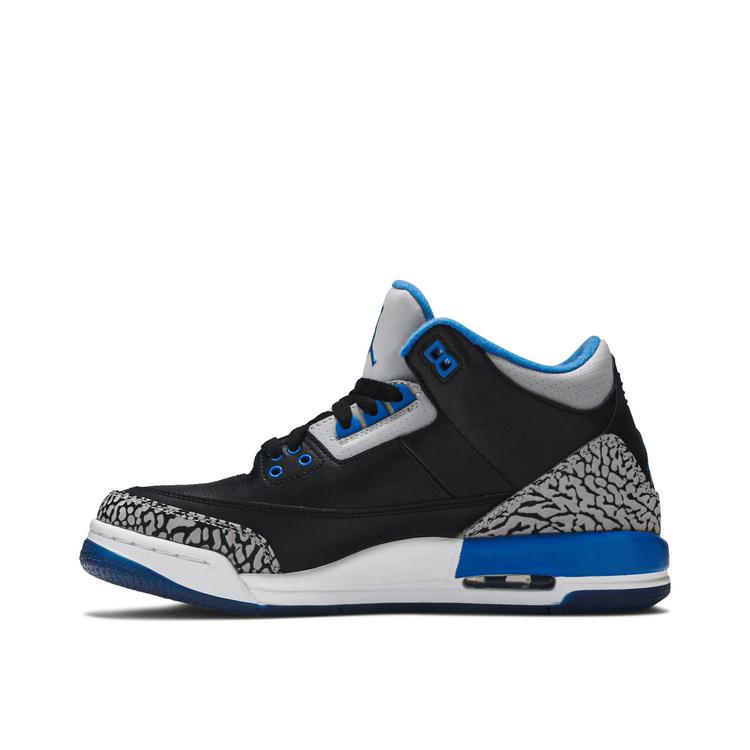 【海外限定 お取り寄せ商品】JORDAN 3 RETRO SPORT BLUE (GS) 398614-007 メンズ レディース 人気 おしゃれ|RAISE