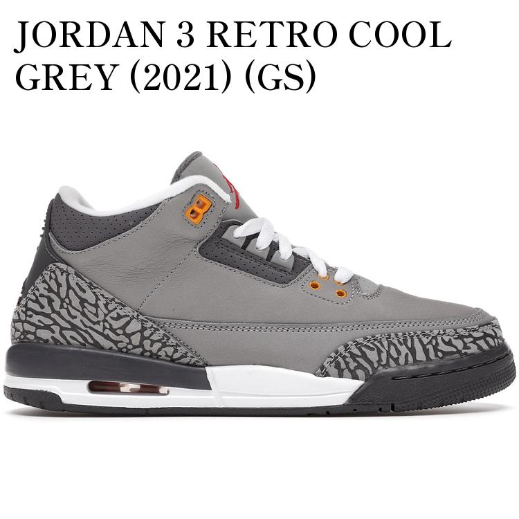 【海外限定 お取り寄せ商品】JORDAN 3 RETRO COOL GREY (2021) (GS) 398614-012 メンズ レディース 人気 おしゃれ 30,875円