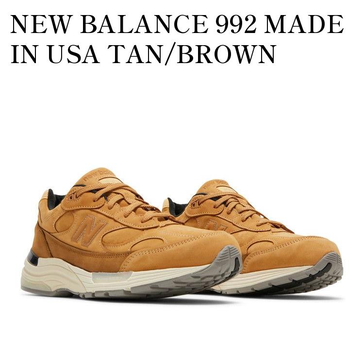 楽天市場】【お取り寄せ商品】NEW BALANCE 992 MADE IN USA TAN/BROWN ニューバランス 992 メイド イン USA  タン/ブラウン M992LX : RAISE