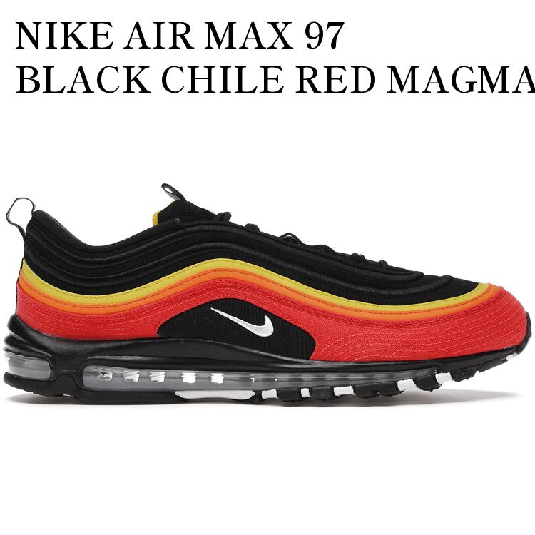 【海外限定 お取り寄せ商品】NIKE AIR MAX 97 BLACK CHILE RED MAGMA ORANGE CT4525-001 メンズ レディース 人気 おしゃれ