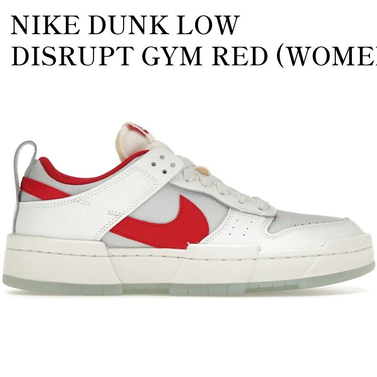 【海外限定 お取り寄せ商品】NIKE DUNK LOW DISRUPT GYM RED (WOMEN'S) CK6654-101 メンズ レディース 人気 おしゃれ|RAISE