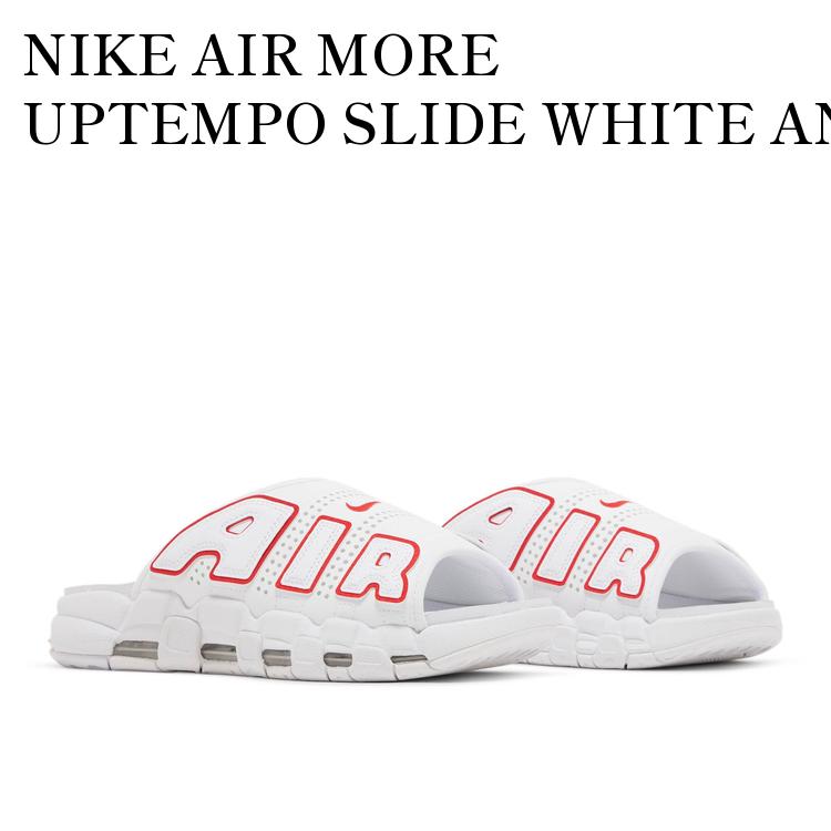 楽天市場】NIKE ナイキ AIR MORE UPTEMPO SLIDE 'WHITE