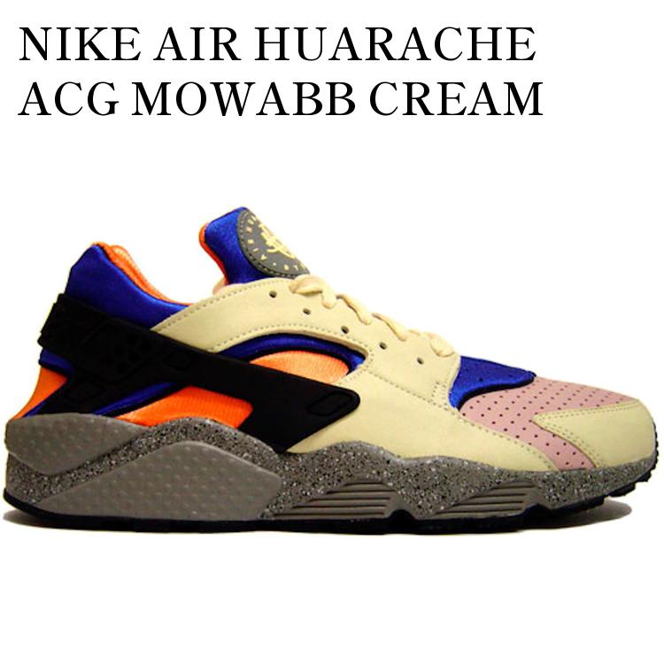 【海外限定 お取り寄せ商品】NIKE AIR HUARACHE ACG MOWABB CREAM MANADARIN 318429-141 メンズ レディース 人気 おしゃれ｜RAISE