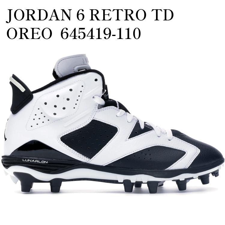 【海外限定 お取り寄せ商品】JORDAN 6 RETRO TD OREO 645419-110 メンズ レディース 人気 おしゃれ｜RAISE