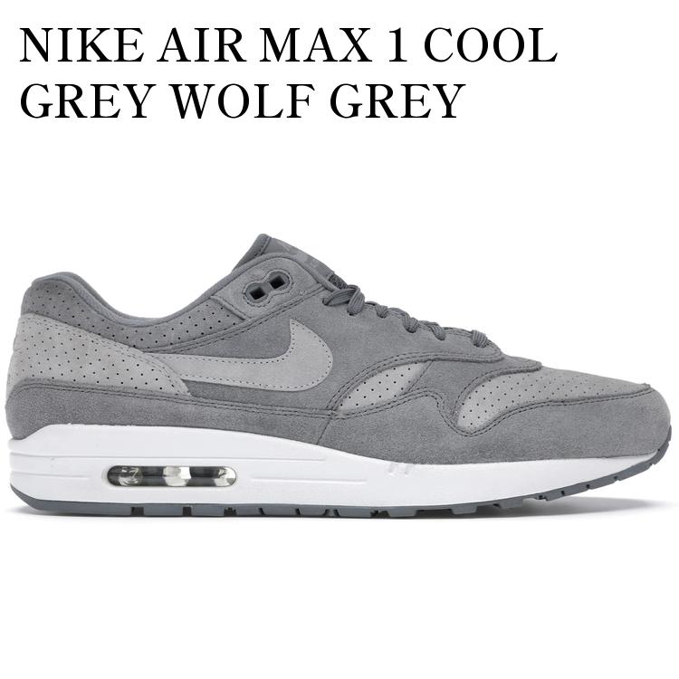 【海外限定 お取り寄せ商品】NIKE AIR MAX 1 COOL GREY WOLF GREY 875844-005 メンズ レディース 人気 おしゃれ|RAISE