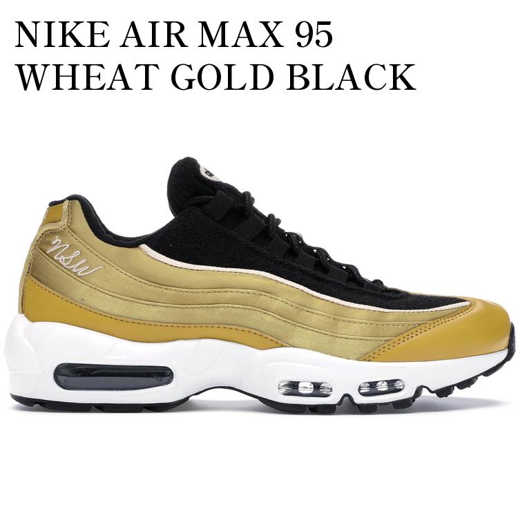 【海外限定 お取り寄せ商品】NIKE AIR MAX 95 WHEAT GOLD BLACK (WOMEN'S) AA1103-700 メンズ レディース 人気 おしゃれ