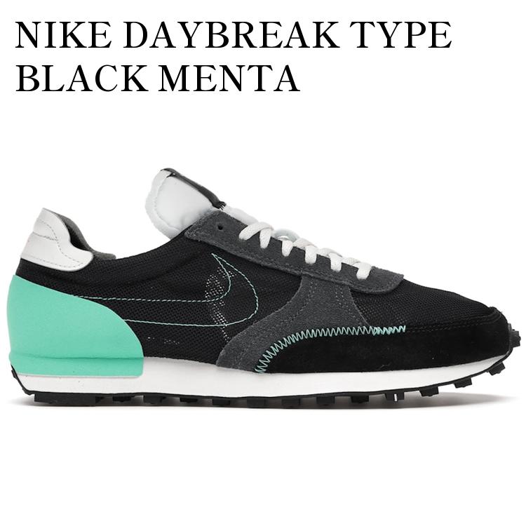 【海外限定 お取り寄せ商品】NIKE DAYBREAK TYPE BLACK MENTA CJ1156-001 メンズ レディース 人気 おしゃれ｜RAISE