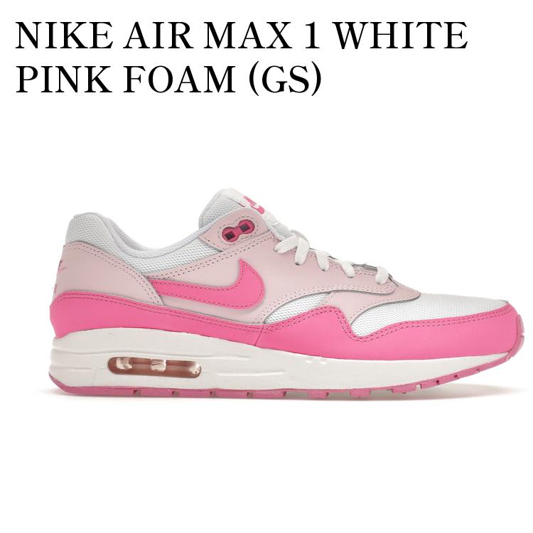 【海外限定 お取り寄せ商品】NIKE AIR MAX 1 WHITE PINK FOAM (GS) FZ3559-100 メンズ レディース 人気 おしゃれ