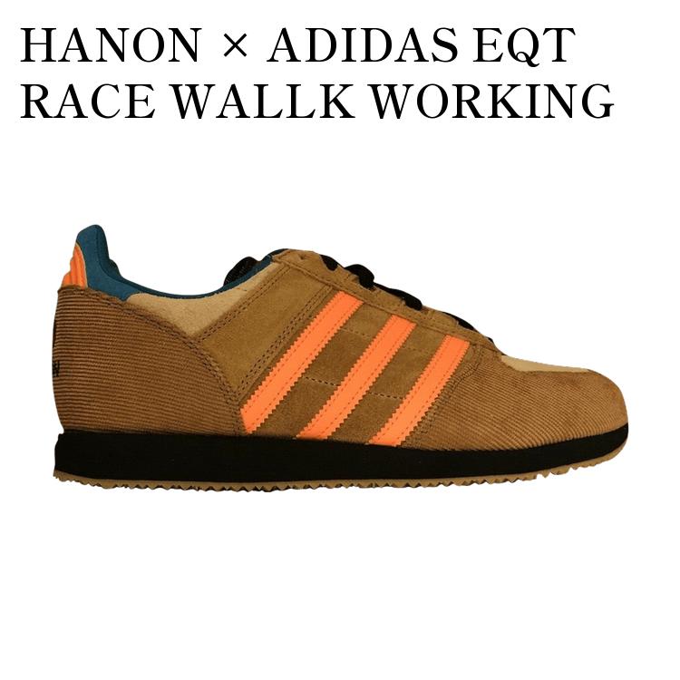 【お取り寄せ商品】HANON × ADIDAS EQT RACE WALLK WORKING MEN'S CLUB ハノン × アディダス EQT レース ウォーク ウォーキング メンズ クラブ GY5393 メンズ レディース 人気 おしゃれ画像
